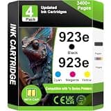 Derplin 936 Ink Cartridge Use for OfficeJet 8122e OfficeJet Pro 8135e 8138e 8139e Printers(4 Pack