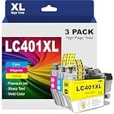 USEHOTI LC401XL Compatible Ink Cartridges, Cyan Magenta Yellow, 3 Pack
