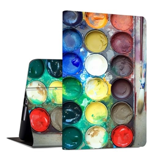 Case for Samsung Galaxy Tab S11 Ultra 14.6 Inch 2025 Slim PU Leather Multi-Angle Viewing Flip Folio Smart Stand Cover with Auto Wake/Sleep for Samsung Tab S11 Ultra 5G SM-X936B/SM-X930,Art Paint Box