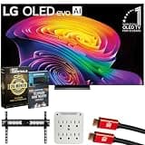 LG 77 Inch OLED evo AI C6H 4K Smart webOS TV (2026) OLED77C6HUP.AUSZ Bundle with 1 YR CPS Enhanced Protection Pack, 2X 6FT HDMI Cable and Deco Gear Home Theater Beginner's Guide