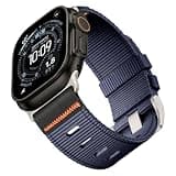 Tactical Nylon Bands for Apple Watch Ultra 3/2/1 Band 49mm 46mm 45mm 44mm 42mm Men,Rugged Military Fabric Sport Straps with Reinforced Connector for iWatch Ultra Series 11/10/9/8/7/6/5/4/3/2/1/SE, L