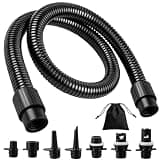 CHERAINTI Paddle Board Pump Adapter Hose, 3.5Ft SUP Air Pump Hose with 7 Air Valve Nozzles, Paddle Board Accessories Replacement Parts for Electric Sup Pump, Inflatable Paddleboard, Rafts, Kayak, Pool