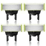 Ndoge 4 Pack Replacement Blade Compatible with Oneblades Anti Friction Replacement Blade QP210/80 QP2515 QP2520 QP2630 QP2834 QP6510 QP6530 Replacement Heads