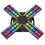 Moving Head DJ Lights 4 Arms Party Lights Indoor LED Stage Effect Light DMX512 & Sound Activated Rotating Disco Light