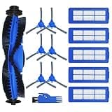 Spare Accessories Compatible for eufy 11S Max, 30C Max, 15C Max, Robotic Vacuum Replacements: 1 Roller Brush 6 Side Brushes 5 Unibody Filter 𝙉𝙊𝙏 𝙛𝙤𝙧 𝟏𝟏𝐒 or 𝗚𝟯𝟬
