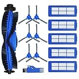 Spare Accessories Compatible for eufy 11S Max, 30C Max, 15C Max, Robotic Vacuum Replacements: 1 Roller Brush 6 Side Brushes 5 Unibody Filter ๐๐๐ ๐๐ค๐ง ๐๐๐ or ๐๐ฏ๐ฌ