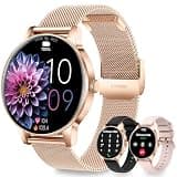 Fitdafit Smart Watches for Women, 1.27" HD Smartwatch Answer/Make Call, Womens Smart Watch with Heart Rate/Sleep/Health Monitor, 110+ Sport Modes,IP68 Waterproof Fitness Watch for Android iOS