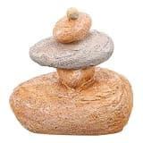 jojofuny Simulation Stone Key Storage Box with Ample Storage Space and Weather-Resistant Resin Material, Realistic Stone Appearance for Outdoor Garden Hidden Key Holder and Courtyard Decor