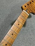 Big head 24.75inch 22 Frets Roasted Flame Maple electric guitar neck Replacement