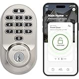Kwikset Halo Wi-Fi Smart Lock, Keyless Entry Door Deadbolt, Geofence Auto-Unlock, Grade AAA Certified, No Hub Required Easy Install, Satin Nickel Lifetime Finish Warranty, Backlit Keypad