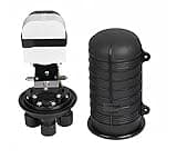 Gorgeous Tec IP68 Waterproof Underground Vertical Dome Fiber Optic Splice Closure, Aerial Fiber Cable Splice Case for FTTH CATV Telecom Network