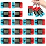 APZ 16 Video Game Party Favors for Kids,Video Game Keychain Party Birthday Supplies,Goodies Bags Stuffer,Carnival Prizes,Treasure Box Toys