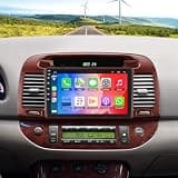 8Core 4G+64GB Car Radio for Toyota Camry 2000-2006(Not Fit JBL) with Wireless Carplay & Android Auto,Android 15 Camry Stereo with Voice Control,Bluetooth,WiFi,GPS,SWC,EQ,FM,Back-up Camera