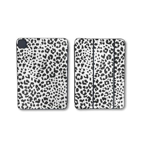 Skin Compatible with Apple Smart Folio for iPad Pro 11-inch (M4/M5) 2025 - Snow Leopard Print - Premium 3M Vinyl Protective Wrap Decal Cover | Crafted in The USA by MightySkins