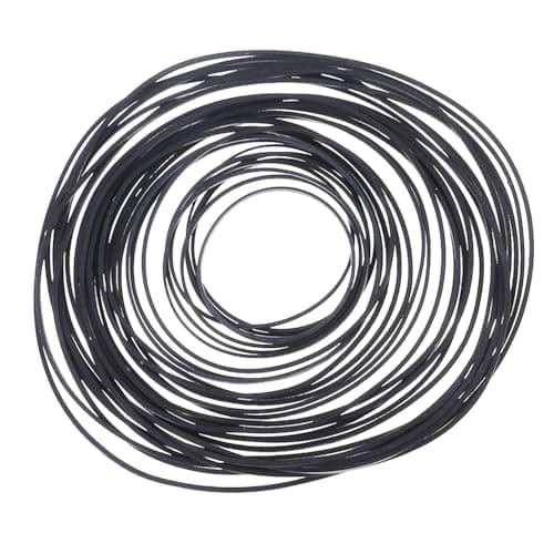 50pcs or 100pcs Assorted Belts for Cassette Players Record Players Replacement Mixed Length Rubber Turntable Belt Assortment