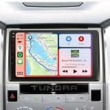 8 Core Radio Stereo for Toyota Tundra 2014-2021(only fit JBL) with Wireless CarPlay & Android Auto, 4+64G 9 Inch QLED Toyota Tundra Head Unit,Steering Wheel Control, GPS Navagation,AM/FM Radio