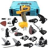 NEWONE 12-Tools Set Power Tool Combo Kits Compatible with De-Walt 20V Battery,Cordless Tool Set,2 Batteries and Charger