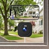 Niufuiyova 2Pack 4MP 2K Home Security Camera – No Glare Thru-Glass, Dual-Band WiFi, No-Drill, 24/7 (1 Pack)