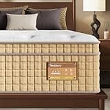 BedStory Extra Firm King Size Mattress 14 Inch, Hybrid Mattress for Back Pain Relief & Heavy People, Zoned Lumbar Support, No Sagging Pocket Spring Mattress in a Box, Made in USA, 10-Year Warranty