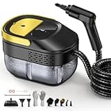Steam Cleaner for Home & Car, 3-Level Adjustable Steamer for Cleaning, 15s Heat-Up & 1.6L Large Tank, Handheld Steam Cleaner for Car Detailing, Home, Tile, Grout,Furniture with 15pcs Accessories