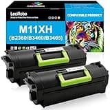 LeciRoba M11XH Compatible Toner Cartridge Replacement for Dell M11XH 331-9805 High Yield Black Toner Cartridge for Dell B2360d B2360d B2360dn, B3460 B3460dn, B3465 B3465dn B3465dnf Printer (1-Pack)