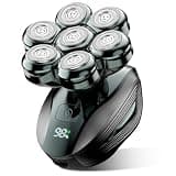 Head Shavers for Bald Men: 7D Floating with 120-Min Run - Grass Green