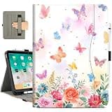 Vimorco Case for iPad (A16) 11th Generation 11 inch (2025),for iPad 10th Gen 10.9 inch (2022),Pencil Holder&Hand Strap&Pocket,Multiple Stand Protector Folio Cover,Auto Wake/Sleep,Watercolor Butterfly