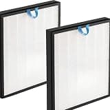 2Pcs Vital 100S-P Replacement Filter 3-in-1 Activated Carbon Compatible with LEVOIT Vital 100S 100S-P Air Purifier for Home Office Living Room Bedroom (White)