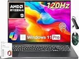 Acer Swift Go 16 AI Touchscreen Laptop, AMD Ryzen AI 9 465 (50 Tops), 32 GB DDR5 RAM, 2 TB SSD, 16" 120Hz WUXGA IPS Display, Copilot, Wi-Fi 7, Backlit KB, Windows 11 Pro & Office Lifetime