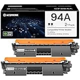 ACQMKINK 94A CF294A Toner Cartridge Replacement for HP 94A CF294A Pro M118dw MFP M148fdw M148dw M149fdw Printer Ink, 2 Pack Black