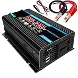 1pcs Car Power Inverter LED Display 4000W 12V to 220V/110V Converter Charger Adapter Multiple Protection Dual USB Voltage(110V)
