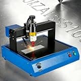 Hiedmeil 50mm/s Electric Metal Marking Machine, Numbers Letter Tag Nameplate Engraver, Steel Plate Engraving Machine, for Metal,Range Adjustable (200 * 150mm)