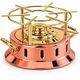 Bembo Copper Gel Flambé Burner, Made in Italy – Tabletop Flambé Rechaud for Tableside Cooking and Restaurant Service (Alcohol) - Import Duty Included – No Additional Import Charges