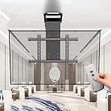 Monitor Mount,tv Wall Mount, Motorized TV Mount for 50-90 Inch TVs, Hidden Drop Down TV Lift with Auto Lifting