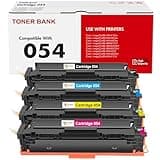 054 Toner Cartridge Set 054H MF644Cdw MF642Cdw Compatible for Canon 054 054H CRG-054 Color ImageCLASS MF644Cdw MF642Cdw LBP622Cdw MF641Cw MF640C LBP620C Printer Ink (Black Cyan Magenta Yellow, 4-Pack)