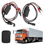 Upgraded ABS Diagnostic Multimeter Adapter Cable Kit for Heavy Duty Semi-Truck & Trailer with Storage Case – Sensor Test Leads with Male & Female Connectors for Resistance & Voltage Testing