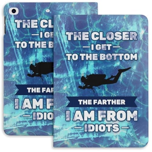 Yostasu Ocean Scuba Diving Case for iPad iPad mini 5/4/3/2/1(7.9- Inch) iPad mini 6 (8.3-inch, 2021) with Pencil Holder, Protective Case with Soft TPU Back, Auto Sleep/Wake Cover