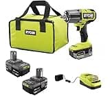RYOBI ONEAND HP 18V BRUSHLESS Cordless 4-Mode 1/2 in. HIGH Torque Impact Wrench KIT with
