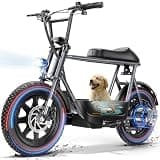 Caroma Peak 1200W Electric Scooters with Seat for Adults, 16" Fat Tire for All-Terrain, 30Miles Max Range, 20mph Top Speed, Commuter Escooter for Adults&Teens, Motorcycle Style