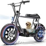 Caroma Peak 1200W Electric Scooters with Seat for Adults, 16" Fat Tire for All-Terrain, 30Miles Max Range, 20mph Top Speed, Commuter Escooter for Adults&Teens, Motorcycle Style