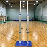 ZenHailure Wheel-Free Portable High Jump Standards Made of Tough Aluminium Alloy,Height Adjustable 1 Foot to 7.5 Feet,Reinforced Movable Iron Base Multi-use Track and Field Apparatus