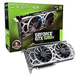 TFGAJKKKKK EVGA GeForce GTX 1080 Ti Gaming 11GB GDDR5X iCX Technology - 9 Thermal Sensor & RGB LED Graphics Card (11G-P4-6591-KR)