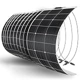 DOKIO 1000W (10×100W) Flexible Solar Panels 18V Monocrystalline for 12V Battery Charging, Semi-Flexible ETFE with MC4, Series or Parallel Expansion for RV Boat Van Camper Trailer Off-Grid Power