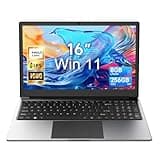 Exilapsire 16 inch Laptop Computer,8GB RAM 256GB SSD Storage Laptop PC,with AMD A9 Processor(up to 3.2GHz),IPS FHD Display,Win11,Students & Work Notebook Computer,Cooling System,9000mAh Battery