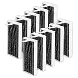 (10 Pieces) X9 Pro Omni Replacement HEPA Filters Compatible With ECOVACS DEEBOT X8 Pro Omni, T80 Omni, X11 OmniCyclone, X11 Pro Omni Robot Vacuum Cleaner, Filters Accessories Kit, Filter Kit