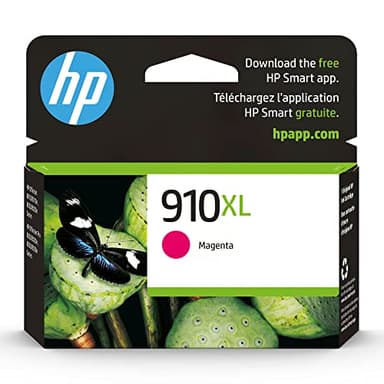 HP 910XL Magenta High-Yield Ink Cartridge | Works with OfficeJet 8010, 8020 Series, OfficeJet Pro 8020, 8030 Series | Eligible for Instant Ink | 3YL63AN