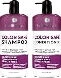 Color Safe Shampoo and Conditioner Set – Anti-Fade Protection for Color Treated, Dyed & Highlighted Hair – Sulfate & Paraben Free, Hydrating Formula with Rosemary, Coconut & Argan Oil for Women & Men