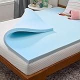 Linenspa Memory Foam Mattress Topper, Twin Size - 2 Inch Gel Infused Memory Foam - Plush Feel - Cooling and Pressure Relieving - CertiPUR Certified