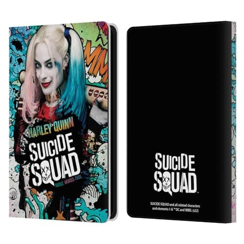 Head Case Designs Officially Licensed Suicide Squad 2016 Harley Quinn Poster Graphics Leather Wallet Case Compatible with Kindle Paperwhite 5 (2021)
