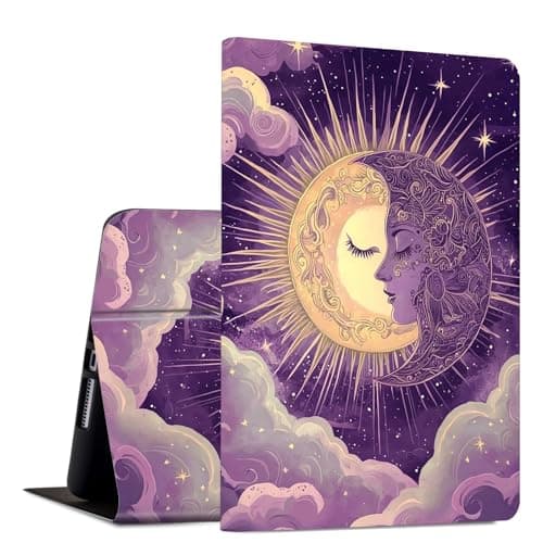 Case for Samsung Galaxy Tab S11 Ultra 14.6 Inch 2025 Slim PU Leather Multi-Angle Viewing Flip Folio Smart Stand Cover with Auto Wake/Sleep for Samsung Tab S11 Ultra 5G SM-X936B/SM-X930,Sun Moon Art